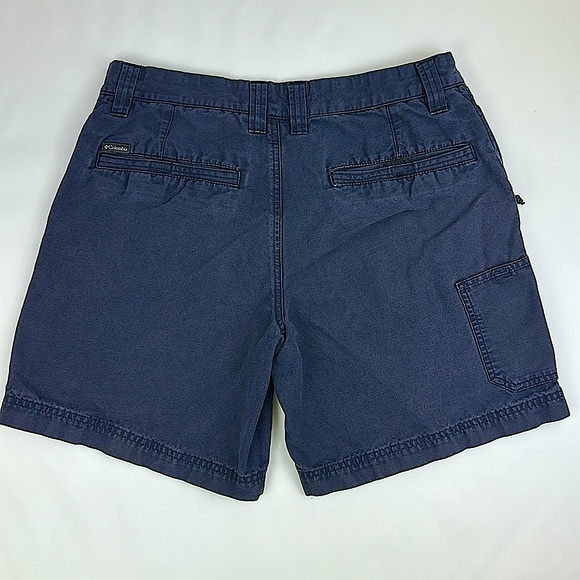 Columbia Men’s Canvas Shorts. Weathered Navy Blue. Size 34. - Picture 2 of 7